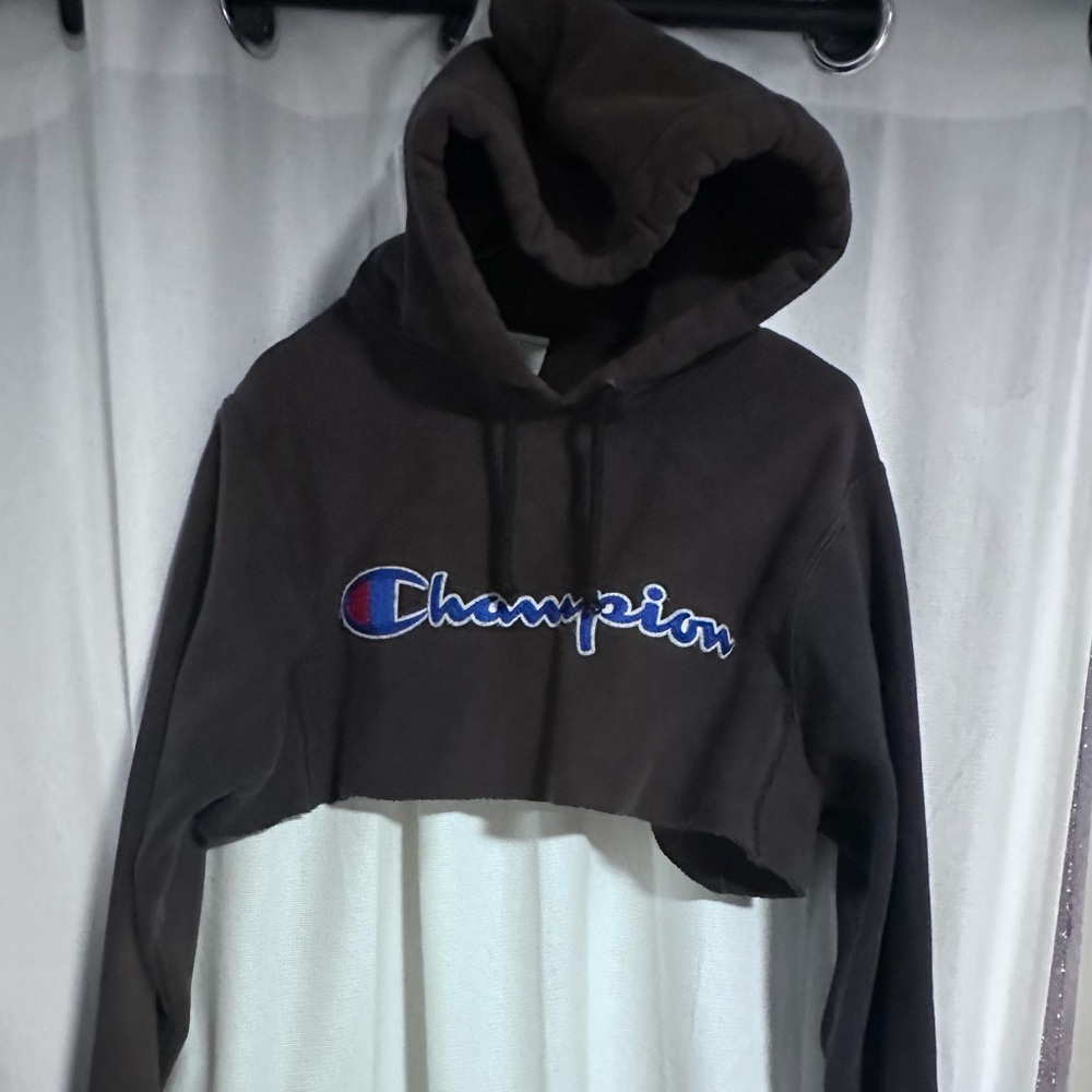 Cropped Champion Hoodie